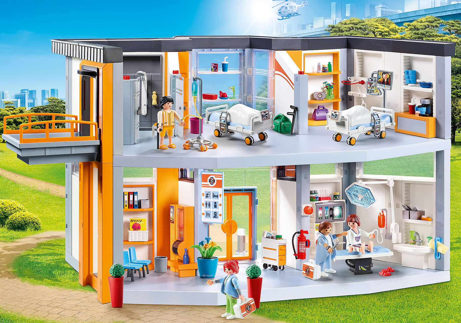 Großes Krankenhaus mit Einrichtung 70190 PLAYMOBIL Großes Krankenhaus mit Einrichtung 70190 PLAYMOBIL
